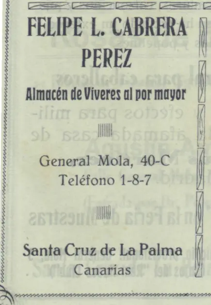 Programa Bajada de La Virgen, 1945.